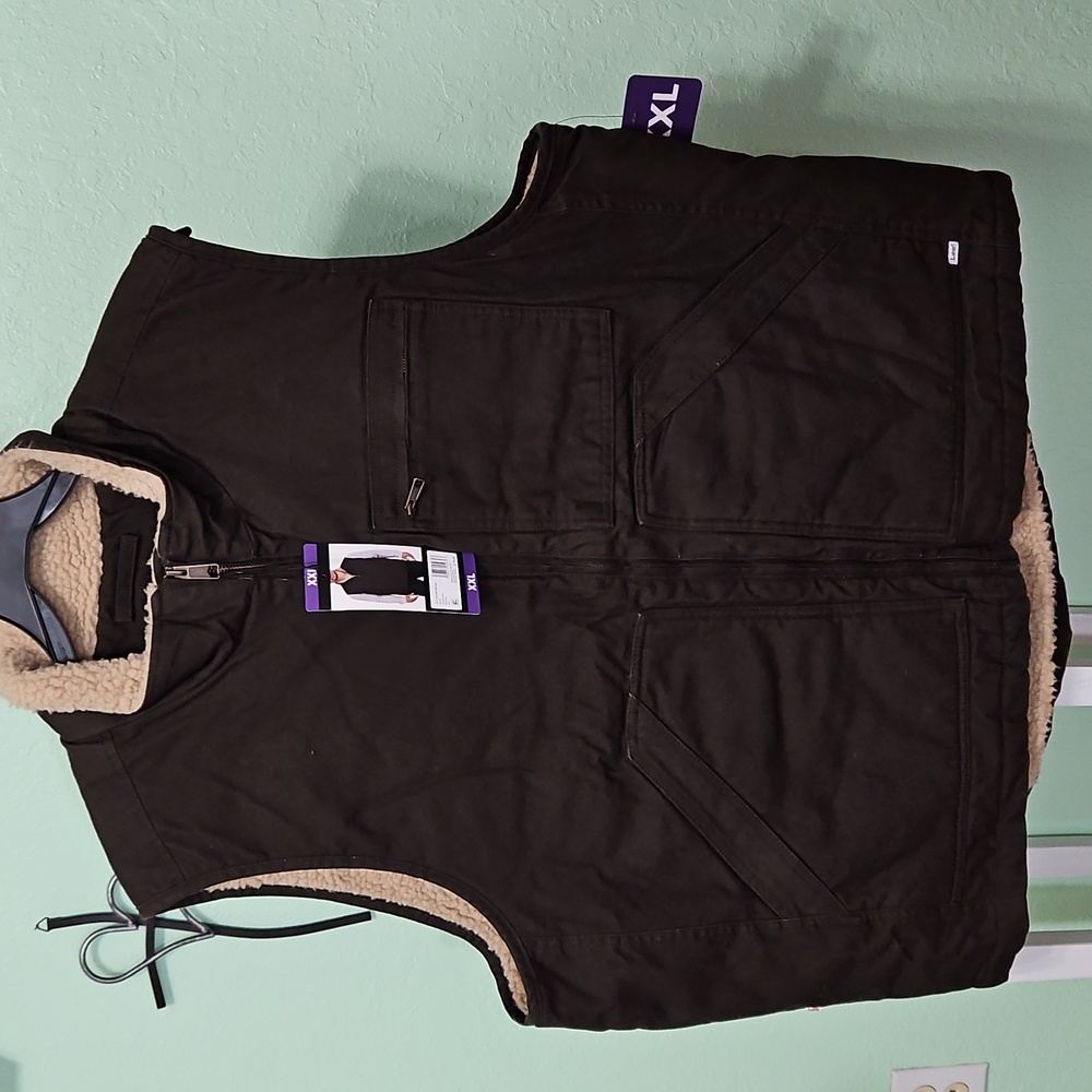 LEE sherpa lined workwear vest